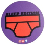 Sleep edition wanted sticker spotted in Bangkok in 2025