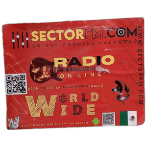 SectorFM wanted sticker spotted in Prague in 2026