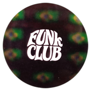 Funk Club wanted sticker spotted in Prague in 2026