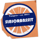 Sinioranssit sticker spotted in Prague in 2026