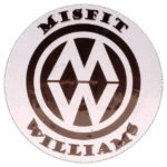 Misfit Williams sticker spotted in Prague in 2026