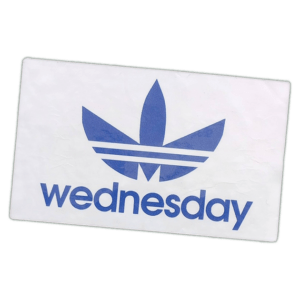Wednesday sticker spotted in Prague in 2026