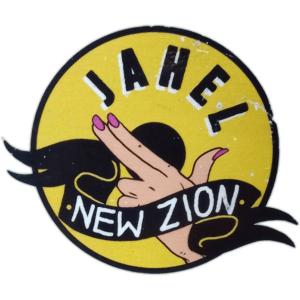 Jahel sticker spotted in Prague in 2026