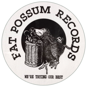 Fat Possum Records sticker spotted in Prague in 2026