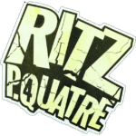 Ritz p.quatre sticker spotted in Prague in 2026