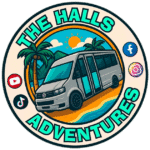 The Halls Adventures sticker spotted in Ireland in 2026