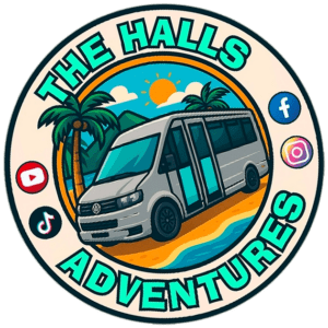 The Halls Adventures sticker spotted in Ireland in 2026