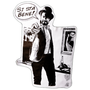 Si Sta Bene sticker spotted in Prague in 2026