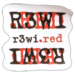 R3Wi red sticker spotted in Prague in 2026