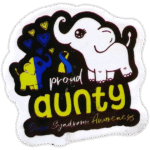 Proud Aunty sticker spotted in Prague in 2026