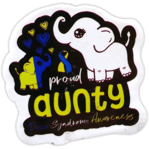 Proud Aunty sticker spotted in Prague in 2026