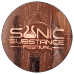Sonic substance festival sticker spotted in Prague in 2026