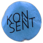 Konsent sticker spotted in Prague in 2026