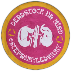 Stepankyledvinky stickers spotted in Prague in 2026