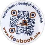 Houbook sticker spotted in Prague in 2026