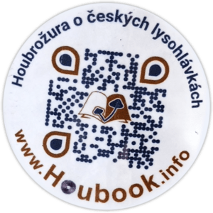 Houbook sticker spotted in Prague in 2026