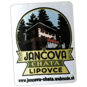 Jančova Chata sticker spotted in Prešov in 2026