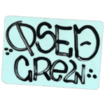 QSED Crew sticker spotted in Bangkok in 2025