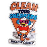 Sneaker corner sticker spotted in Prague in 2026