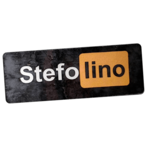 Stefolino sticker spotted in Prague in 2026