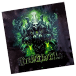 Dark tales tellers sticker spotted in Prešov in 2026