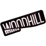 Woodhill tattoo sticker spotted in Prague in 2026