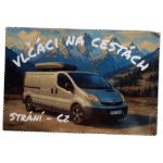 Vlčáci na cestách sticker spotted in Prague in 2026