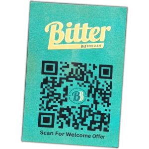 Bitter Bistro Bar sticker spotted in Tirana in 2026