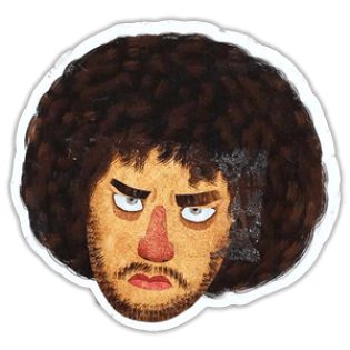 Wanted street sticker