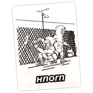 Wanted street sticker by Hnorn.