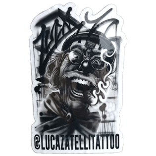 Street sticker by Luca Zatelli Tattoo