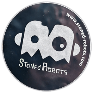 Stoned Robot sticker