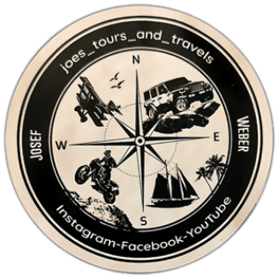 Joes Tours and Travels street sticker