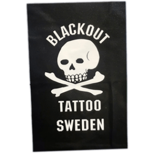 Authentic street sticker by Blackout Tattoo Sweden