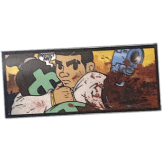 Wanted sticker