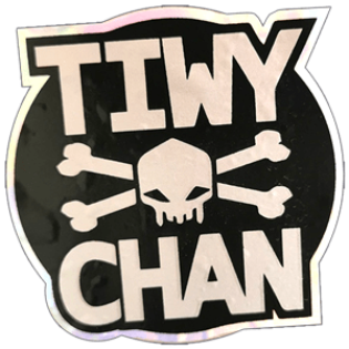 Authentic Tiwy Chan street sticker