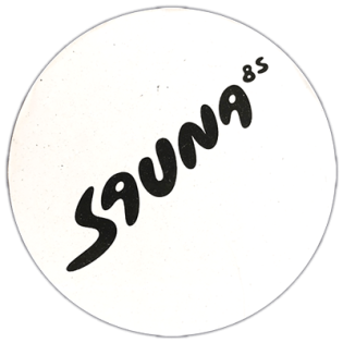 Sauna85 street sticker