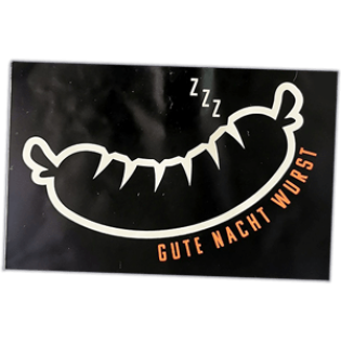 Street sticker by Gute Nacht Wurst