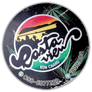 Rasta View street sticker