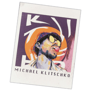 Street sticker by Michael Klitschko