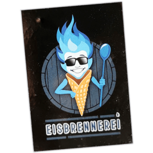 Street sticker Eisbrennerei