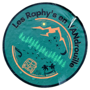 Street sticker by Les Raphy