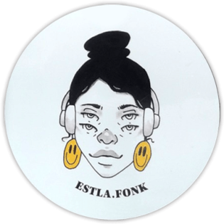 Estla Fonk street sticker