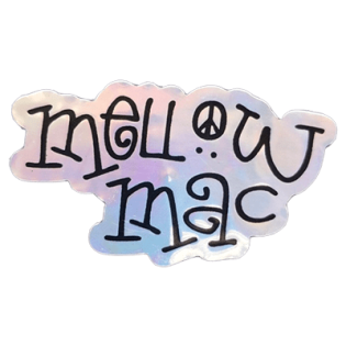 Mellow Mac street sticker