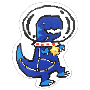 Street sticker by Space Dinosaur