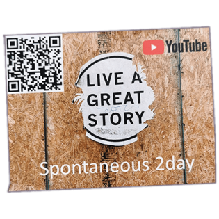 Live a great story sticker