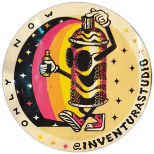 Street sticker by Inventura studio.