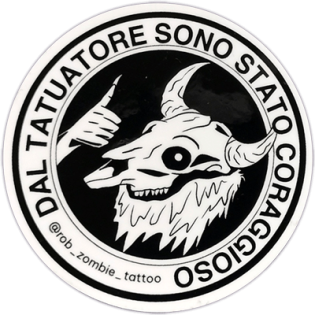 Street sticker by Rob Zombie Tattoo