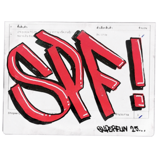 SPF! sticker