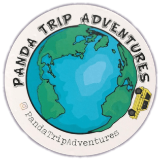 Panda trip adventures sticker